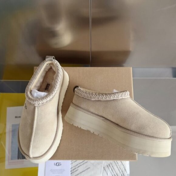 UGG TAZZ Tasman Suede PLATFORM SLIPPER Clog Shoe - Picture 5 of 7